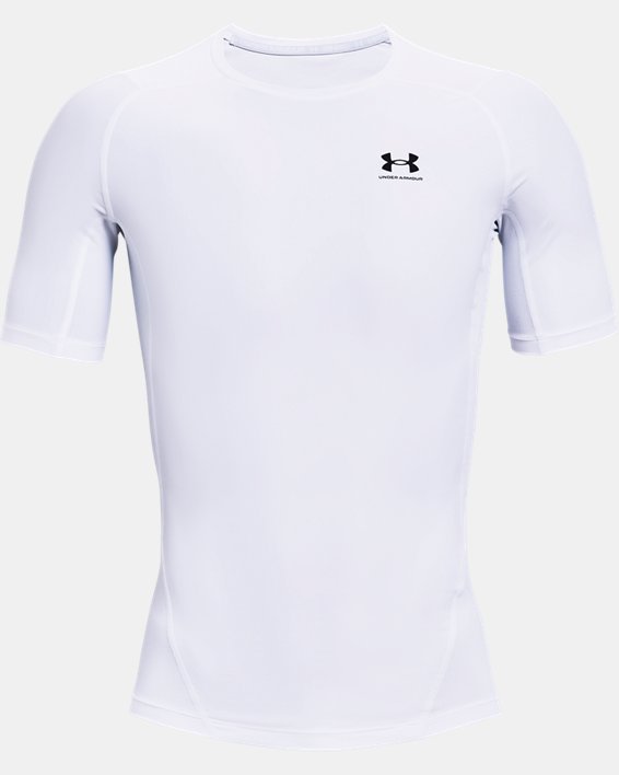 Men's UA Iso-Chill Compression Short Sleeve, White, pdpMainDesktop image number 6